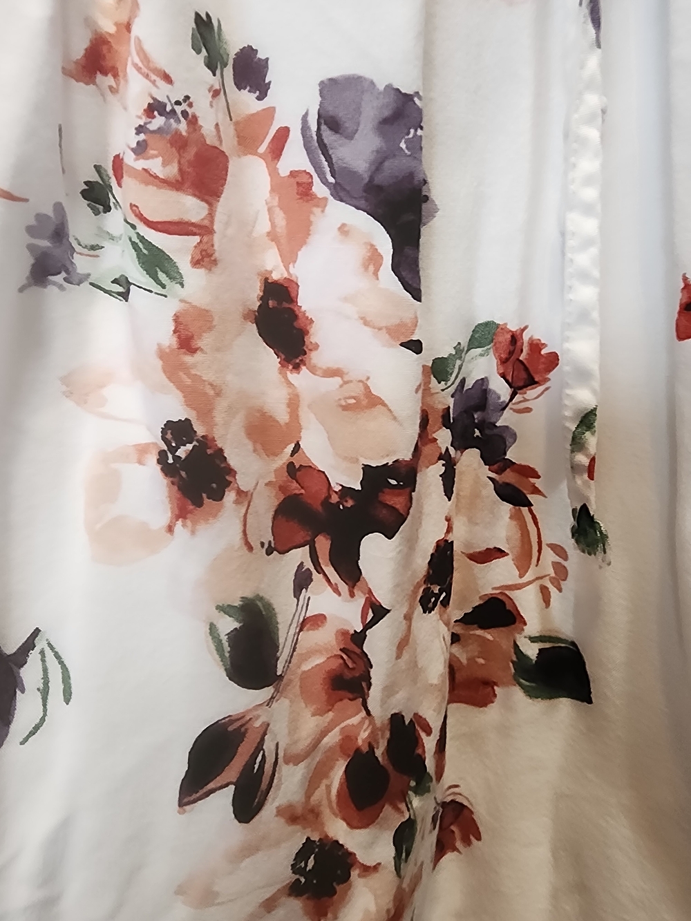 Torrid Floral Lace-Up Smocked Off The Shoulder Top Size 2 - Picture 5 of 5
